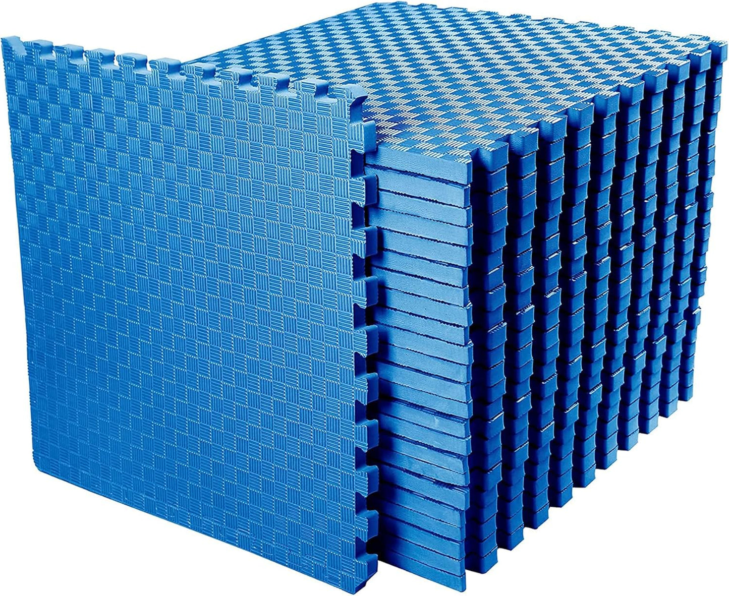 Signature Fitness Puzzle Exercise Mat with EVA Foam Interlocking Tiles for MMA, Exercise, Gymnastics and Home Gym Protective Flooring, Multiple Colors, Multiple Sizes