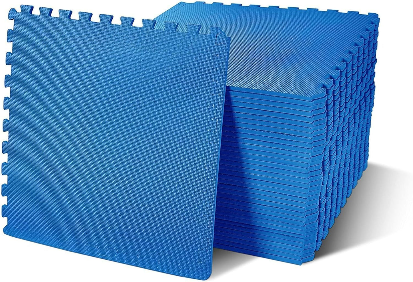 Signature Fitness Puzzle Exercise Mat with EVA Foam Interlocking Tiles for MMA, Exercise, Gymnastics and Home Gym Protective Flooring, Multiple Colors, Multiple Sizes