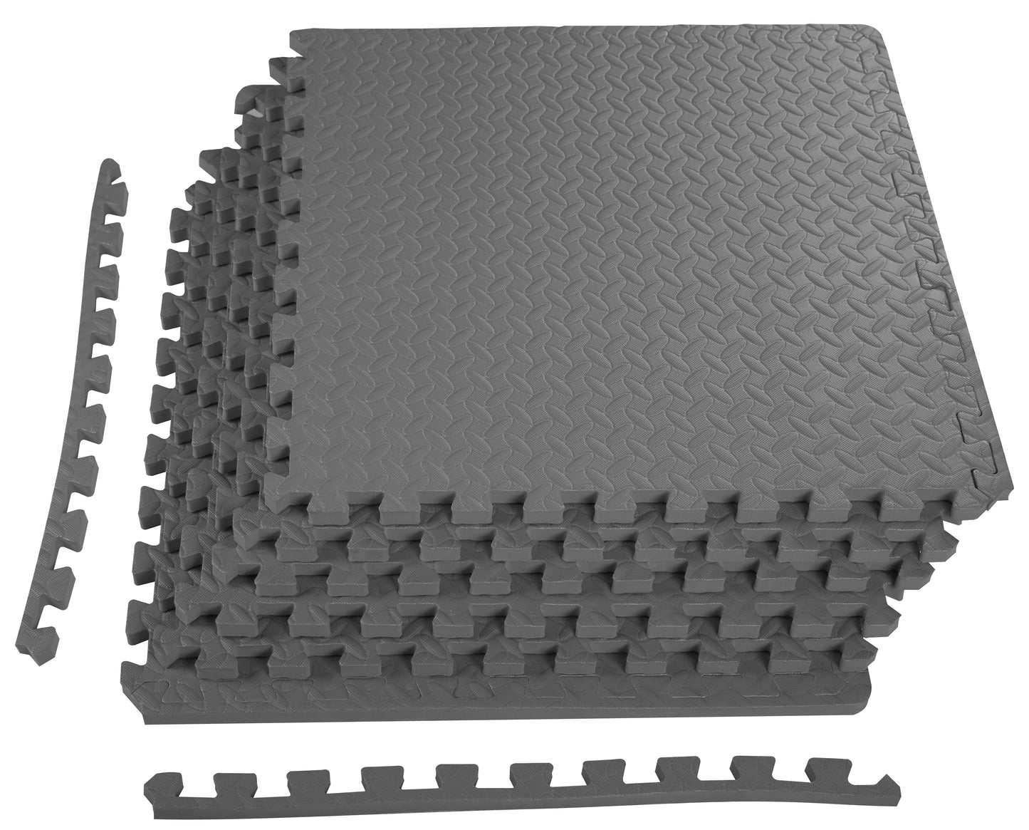 Signature Fitness Puzzle Exercise Mat with EVA Foam Interlocking Tiles for MMA, Exercise, Gymnastics and Home Gym Protective Flooring, Multiple Colors, Multiple Sizes