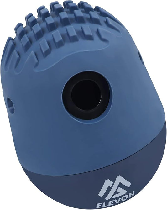 Elevon Treat Dispensing Dog Toys, Puppy and Medium Pet Food Interactive Toy, Slow Feeder, Puzzle Feeder, Enrichment Toys for Puppy Teething and Chewers, Navy