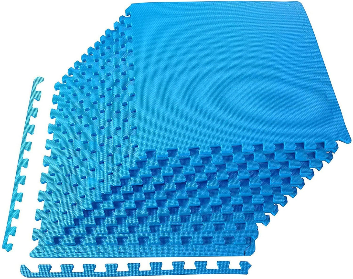 Signature Fitness Puzzle Exercise Mat with EVA Foam Interlocking Tiles for MMA, Exercise, Gymnastics and Home Gym Protective Flooring, Multiple Colors, Multiple Sizes