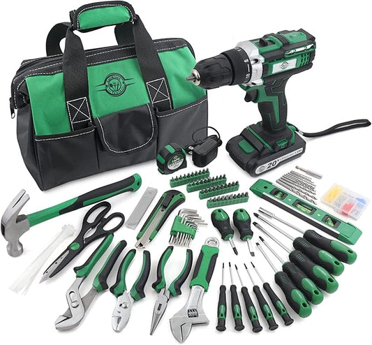 Elevon 232 Piece Tool Kit, Home Repair Tool with Socket Wrench Genera, Tool Set with Storage Bag and DIY Screwdriver Set, Suitable for Daily Repair Activities Such as Home, Garage
