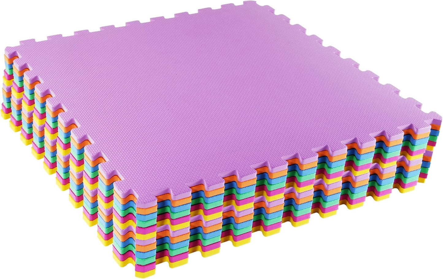 Signature Fitness Puzzle Exercise Mat with EVA Foam Interlocking Tiles for MMA, Exercise, Gymnastics and Home Gym Protective Flooring, Multiple Colors, Multiple Sizes