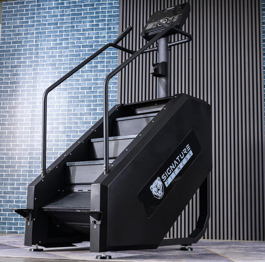 Signature Fitness Continuous Climber Commercial Grade Stair Stepping Machine for Cardio and Lower Body Workouts