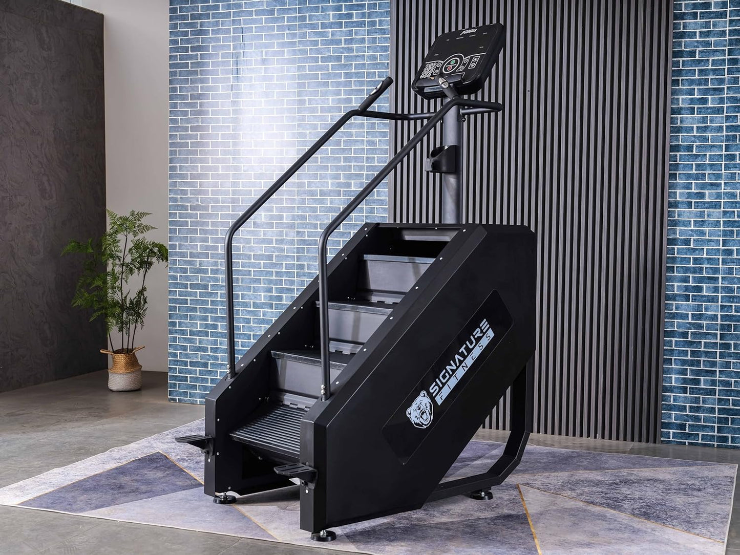 Signature Fitness Continuous Climber Commercial Grade Stair Stepping Machine for Cardio and Lower Body Workouts