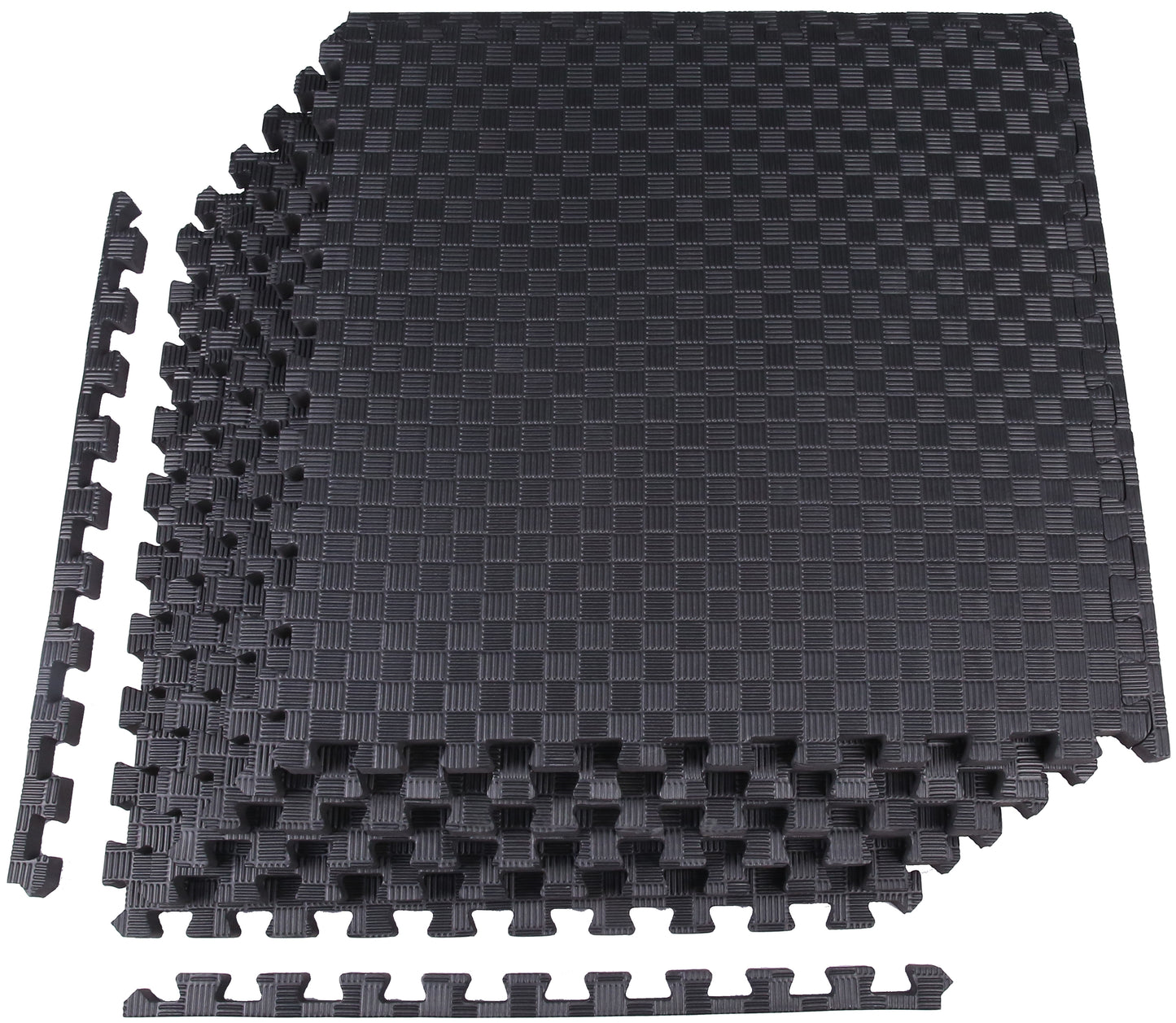 Signature Fitness Puzzle Exercise Mat with EVA Foam Interlocking Tiles for MMA, Exercise, Gymnastics and Home Gym Protective Flooring, Multiple Colors, Multiple Sizes